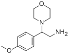 structure of CAS# 31466-47-4, beta-(4-Methoxyphenyl)-4-Morpholineethanamine