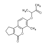 CAS#: 314743-74-3， 6-Methyl-7-[(3-Oxo-2-Butanyl)Oxy]-2,3-Dihydrocyclopenta[c]Chromen-4(1H)-One