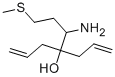 structure of CAS# 315249-26-4, 4-(1-Amino-3-Methylsulfanyl-Propyl)-Hepta-1,6-Dien-4-Ol;[(1R)-2-Allyl-2-Hydroxy-1-(2-Methylsulfanylethyl)Pent-4-Enyl]Ammonium;[(1R)-2-Allyl-2-Hydroxy-1-[2-(Methylthio)Ethyl]Pent-4-Enyl]Ammonium;[(3R)-4-Hydroxy-1-Methylsulfanyl-4-Prop-2-Enyl-Hept-6-En-3-Yl]Azanium
