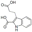 structure of CAS# 31529-28-9, 3-(2-Carboxyethyl)-1H-Indole-2-Carboxylic Acid;1H-Indole-3-Propanoic Acid, 2-Carboxy-;3-(2-Carboxy-Ethyl)-1H-Indole-2-Carboxylic Acid;Bas 05590122