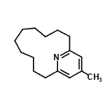 CAS#: 31573-45-2， 14-Methyl-16-Azabicyclo[10.3.1]Hexadeca-1(16),12,14-Triene
