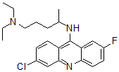 CAS#: 316-83-6， N'-(6-Chloro-2-Fluoroacridin-9-Yl)-N,N-Diethylpentane-1,4-Diamine