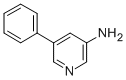 structure of CAS# 31676-54-7, 5-Phenyl-Pyridin-3-Ylamine;5-PHENYL-PYRIDIN-3-YLAMINE;3-Pyridinamine, 5-Phenyl-;3-AMINO-5-PHENYLPYRIDINE