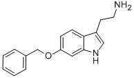 structure of CAS# 31677-74-4, 3-(2-Aminoethyl)-6-Benzyloxyindole;3-(2-AMINOETHYL)-6-BENZYLOXYINDOLE;6-BENZYLOXYTRYPTAMINE, FREE BASE;(2-Aminoethyl)-6-Benzyloxyindole