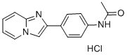 CAS 登录号：3173-95-3， N-(4-咪唑并[1,2-a]吡啶-2-基苯基)乙酰胺盐酸盐