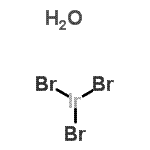 structure of CAS# 317828-27-6, Tribromoiridium Hydrate (1:1);IRIDIUM(III) BROMIDE HYDRATE;442119_ALDRICH
