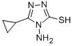 structure of CAS# 31821-73-5, 4-Amino-5-Cyclopropyl-4H-[1,2,4]Triazole-3-Thiol;Zinc03223744