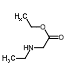 structure of CAS# 3183-20-8, Ethyl N-Ethylglycinate;ethyl 2-(ethylamino)acetate;Ethylamino-acetic acid ethyl ester;MFCD09953137