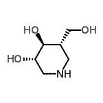CAS#: 319924-35-1， (3S,4S,5S)-5-(Hydroxymethyl)-3,4-Piperidinediol
