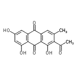 CAS#: 32013-63-1， 2-Acetyl-1,6,8-Trihydroxy-3-Methyl-9,10-Anthraquinone