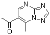 structure of CAS# 320416-90-8, 1-(7-Methyl[1,2,4]Triazolo[1,5-a]Pyrimidin-6-Yl)Ethanone;1-(7-methyl[1,2,4]triazolo[1,5-a]pyrimidin-6-yl)-1-ethanone;1-(7-methyl[1,2,4]triazolo[1,5-a]pyrimidin-6-yl)ethanone;1-(7-Methyl[1,2,4]triazolo[1,5-a]pyrimidin-6-yl)-ethanone