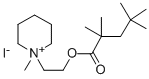 CAS 登录号:32058-55-2, 2-(1-甲基哌啶-1-鎓-1-基)乙基2,2,4,4-四甲基戊酸酯碘化物