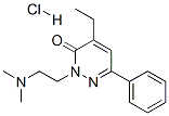 CAS 登录号:32058-63-2, 2-(2-二甲基氨基乙基)-4-乙基-6-苯基哒嗪-3-酮盐酸盐