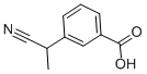 structure of CAS# 320730-08-3, 3-(1-Cyanoethyl)Benzoic Acid