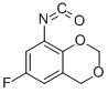 structure of CAS# 321309-30-2, 6-Fluoro-4H-1,3-Benzodioxin-8-Yl Isocyanate;6-Fluoro-8-Isocyanato-2,4-Dihydro-1,3-Benzodioxine;4H-1,3-Benzodioxin,6-Fluoro-8-Isocyanato-(9CI);6-FLUORO-4H-1,3-BENZODIOXEN-8-YL-ISOCYANATE