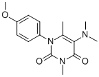 CAS#: 32150-67-7， 5-Dimethylamino-1-(4-Methoxyphenyl)-3,6-Dimethylpyrimidine-2,4-Dione
