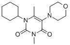 CAS#: 32250-76-3， 1-Cyclohexyl-3,6-Dimethyl-5-Morpholin-4-Ylpyrimidine-2,4-Dione
