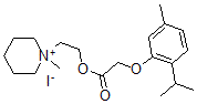 CAS#: 32305-34-3， 2-(1-Methylpiperidin-1-Ium-1-Yl)Ethyl 2-(5-Methyl-2-Propan-2-Ylphenoxy)Acetate Iodide