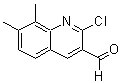 结构式 CAS# 323196-70-9, 2-氯-7,8-二甲基-3-喹啉甲醛