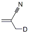 structure of CAS# 32376-01-5, Methacrylonitrile-D5