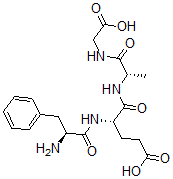 CAS#: 32440-94-1， (4S)-4-[[(2S)-2-Amino-3-Phenylpropanoyl]Amino]-5-[[(2S)-1-(Carboxymethylamino)-1-Oxopropan-2-Yl]Amino]-5-Oxopentanoic Acid
