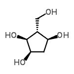 CAS#: 325480-58-8， (1R,2S,3R,4S)-3-(Hydroxymethyl)-1,2,4-Cyclopentanetriol