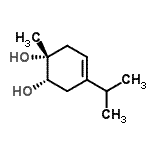 CAS 登录号：325855-13-8， (1R,2S)-4-异丙基-1-甲基-4-环己烯-1,2-二醇