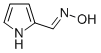 structure of CAS# 32597-34-5, Pyrrole-2-Carboxaldoxime;N-[(E)-2-Pyrrolylidenemethyl]Hydroxylamine;1H-Pyrrole-2-Carboxaldehyde, Oxime;Nsc87235