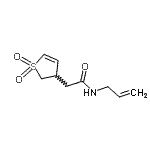 CAS#: 326016-90-4， N-Allyl-2-(1,1-Dioxido-2,3-Dihydro-3-Thiophenyl)Acetamide
