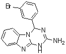 structure of CAS# 326021-81-2, 4-(3-Bromophenyl)-1,4-Dihydro[1,3,5]Triazino[1,2-a]Benzimidazol-2-Amine;4-(3-brom<wbr>ophenyl)-<wbr>1,4-dihyd<wbr>ro[1,3,5]<wbr>triazino[<wbr>1,2-a]ben<wbr>zimidazol<wbr>-2-amine;4-(3-Brom<wbr>ophenyl)-<wbr>1,4-dihyd<wbr>ro[1,3,5]<wbr>triazino-<wbr>[1,2-a]be<wbr>nzimidazo<wbr>l-2-amine;4-(3-brom<wbr>ophenyl)-<wbr>1H,4H-1,3<wbr>,5-triazi<wbr>no[3,2-a]<wbr>benzimida<wbr>zole-2-yl<wbr>amine