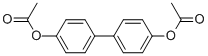 structure of CAS# 32604-29-8, 4,4'-Diacetoxybiphenyl;[4-(4-Acetoxyphenyl)Phenyl] Acetate;Acetic Acid [4-(4-Acetoxyphenyl)Phenyl] Ester;[4-(4-Acetyloxyphenyl)Phenyl] Ethanoate