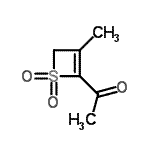 CAS#: 32623-93-1， 1-(3-Methyl-1,1-Dioxido-2H-Thiet-4-Yl)Ethanone