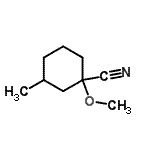 CAS#: 326487-76-7， 1-Methoxy-3-Methylcyclohexanecarbonitrile