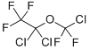 structure of CAS# 32778-09-9, 1,1-Dichloro-2,2,2-Trifluoroethyl Chlorodifluoromethyl Ether;1,1-DICHLORO-2,2,2-TRIFLUOROETHYL CHLORODIFLUOROMETHYL ETHER, 98% MIN.;1,1-DICHLORO-2,2,2-TRIFLUOROETHYL CHLORODIFLUOROMETHYL ETHER