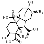CAS#: 32780-05-5， (1alpha,2beta,4Aalpha,4Bbeta,10beta)-2,7-Dihydroxy-1-Methyl-8-Methylenegibbane-1,4A,10-Tricarboxylic Acid
