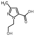 CAS#: 328071-25-6， 1-(2-Hydroxyethyl)-3-Methyl-1H-Pyrazole-5-Carboxylic Acid