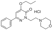 CAS#: 33048-40-7， 2-(2-Morpholin-4-Ylethyl)-6-Phenyl-4-Propoxypyridazin-3-One Hydrochloride