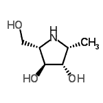 CAS#: 330594-46-2， (2S,3S,4S,5R)-2-(Hydroxymethyl)-5-Methyl-3,4-Pyrrolidinediol