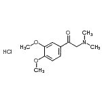 CAS#: 33061-25-5， 1-(3,4-Dimethoxyphenyl)-2-(Dimethylamino)Ethanone Hydrochloride (1:1)