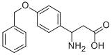 structure of CAS# 330645-19-7, 3-(4-Benzyloxyphenyl)-DL-beta-Alanine;3-(P-BENZYLOXYPHENYL)-DL-BETA-ALANINE