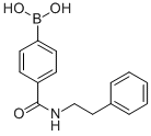 structure of CAS# 330793-46-9, 4-(Phenethylcarbamoyl)Phenylboronic Acid