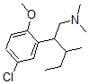 CAS#: 33132-85-3， 2-(5-Chloro-2-Methoxyphenyl)-N,N,3-Trimethylpentan-1-Amine
