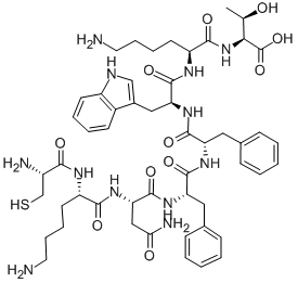 CAS#: 331627-82-8， H-Cys-Lys-Asn-Phe-Phe-Trp-Lys-Thr-OH