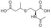 CAS#: 33164-65-7， N-Acetyl-S-(3-Carboxy-1-Methylpropyl)-L-Cysteine