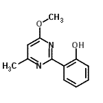 CAS#: 331852-93-8， 2-(4-Methoxy-6-Methyl-2-Pyrimidinyl)Phenol