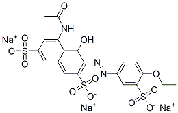 CAS#: 3321-13-9， Trisodium (3Z)-5-Acetamido-3-[(4-Ethoxy-3-Sulfonatophenyl)Hydrazinylidene]-4-Oxonaphthalene-2,7-Disulfonate