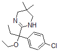 CAS 登录号：33210-39-8， 2-[1-(4-氯苯基)-1-乙氧基丙基]-5,5-二甲基-4,6-二氢-1H-嘧啶