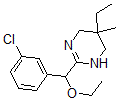 CAS#: 33210-48-9， 2-[(3-Chlorophenyl)-Ethoxymethyl]-5-Ethyl-5-Methyl-4,6-Dihydro-1H-Pyrimidine
