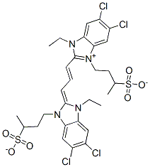 CAS#: 3325-10-8， 4-[(2E)-5,6-Dichloro-2-[(E)-3-[5,6-Dichloro-1-Ethyl-3-(3-Sulfobutyl)Benzimidazol-3-Ium-2-Yl]Prop-2-Enylidene]-3-Ethylbenzimidazol-1-Yl]Butane-2-Sulfonate