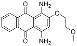 CAS 登录号：33304-48-2， 1,4-二氨基-2-(2-甲氧基乙氧基)蒽-9,10-二酮